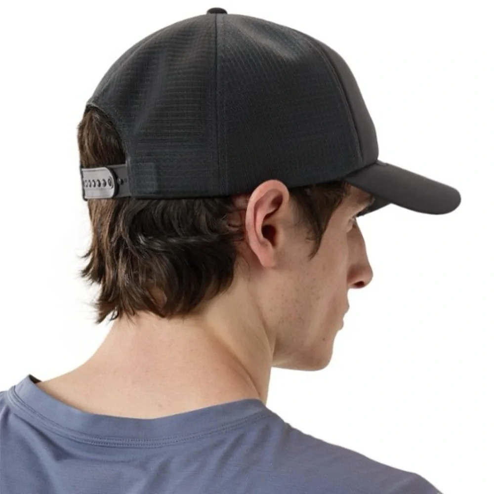 Arc'teryx Bird Word Black Cap Men’s SnapBack Mesh Logo Preowned